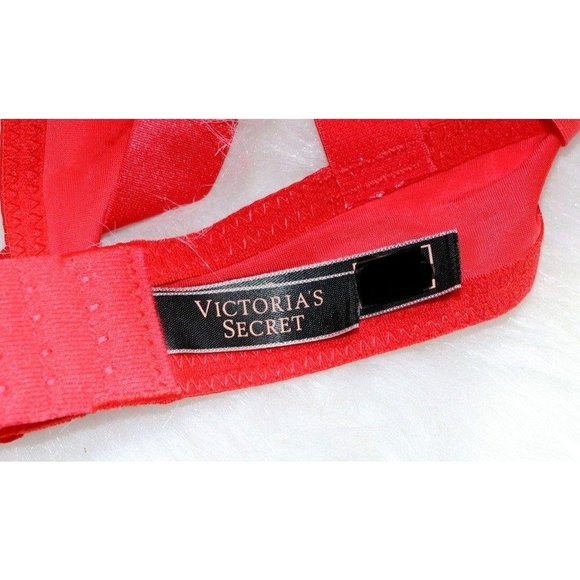 VERY SEXY PUSH-UP BRA SHINE STRAPS - LS RED - Picture 7 of 11